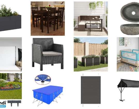 Lots de 595 unités Mobilier et Autres   Non testé