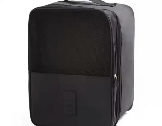 DA436 Bolsa de zapatos de viaje portátil negra