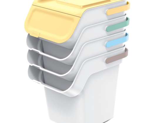 Papeleras KADDI Q SET gris 20l. Keden
