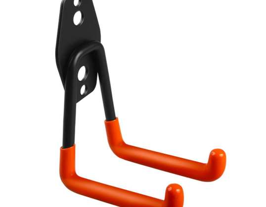 Wall Mount for Garage Maclean. for tires. gardening tools. ladder. hoses. steel. max. load 70kg. MC 442