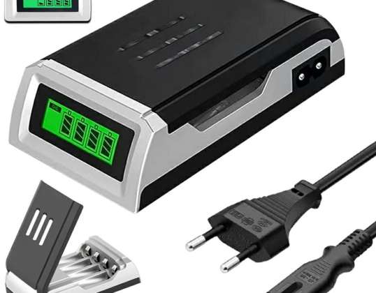 LC43 Batteriladdare för aa- och aaa-batterier