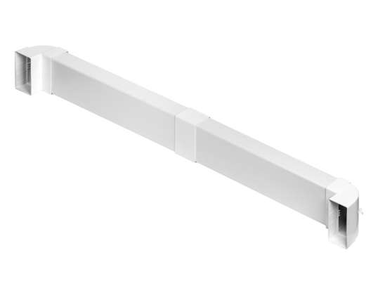Flush-mounted TV cable duct. 100 cm