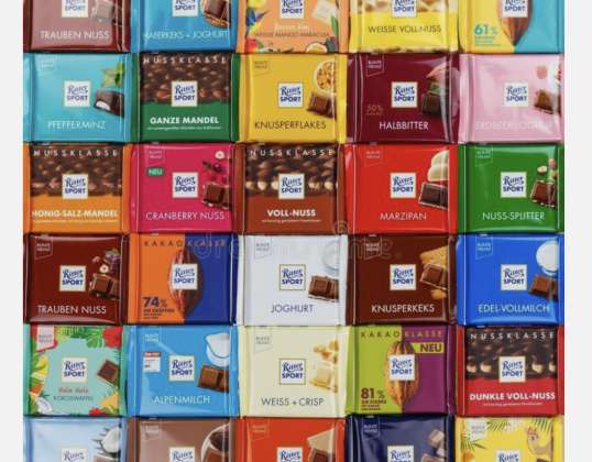 RITTER SPORT 100g CHOCOLATES - Promo offer