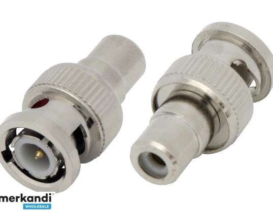 3050 # Durchgang: BNC-Stecker Cinch-Buchse