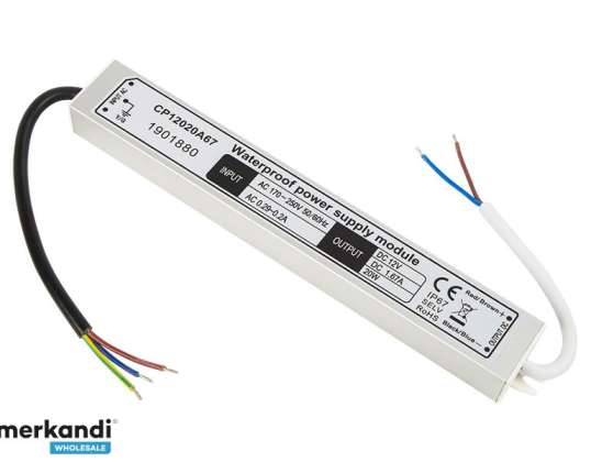 70 944# Fuente de alimentación para sistemas led 12v/ 1.67a 20w'