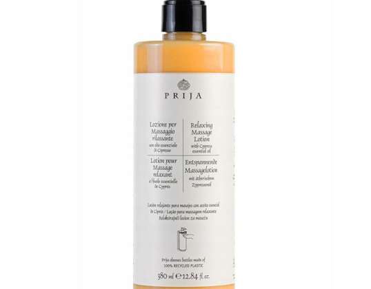 PRIJA KÖRPERMASSAGELOTION MIT ZYPRESSE 380ml - HOTELQUALITÄT
