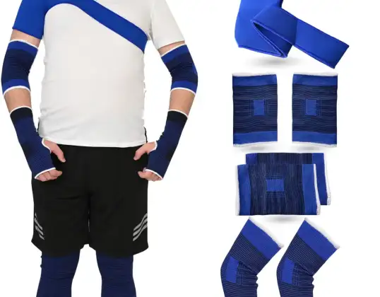 7-teiliges Bandagen Set – inkl. Ellenbogen-, Fuß- &amp;amp; Schulterbandage für Sport &amp;amp; Alltag