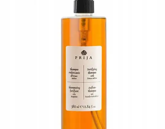 PRIJA REGENERATING SHAMPOO WITH ARUGULA ERUCA SATIVA 380ml WITH PUMP FOR A GIFT