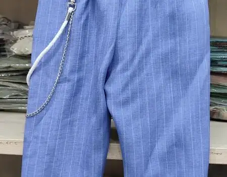 Boys' long cotton trousers at 2.70