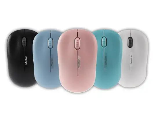Meetion R545 Draadloze Muis 1600 dpi Zwart + Roze + Blauw + Cyaan