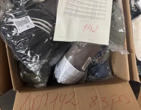 443 € pentru 83 de bucăți – îmbrăcăminte de marcă pentru femei și Bărbați, Retururi, B-Stock, A-Stock, Mix Paleți, Stoc rămas, Mărfuri pentru paleți, En-gros, Disponibil imediat