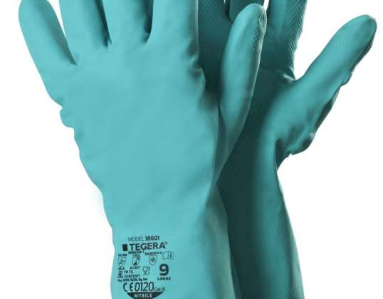 Tegera Nitrile Glove 18601 Size 10 green