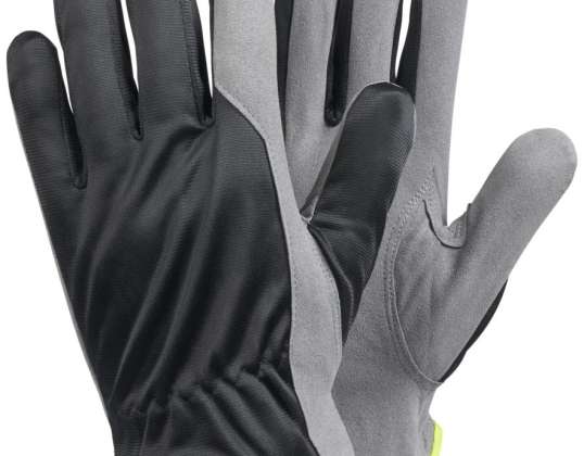 Tegera Synthetiklederhandschuhe 321 Größe 8 schwarz/grau