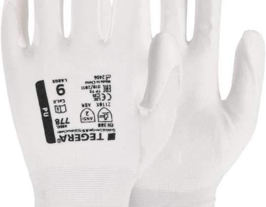 Tegera Syntetikhandschuhe 778 Größe 9 weiß