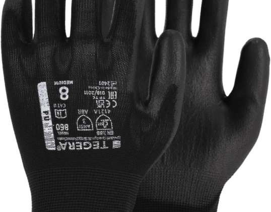 Tegera Synthetikhandschuhe 860 Größe 6 schwarz