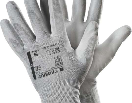Tegera Synthetikhandschuhe 868 Größe 9 grau