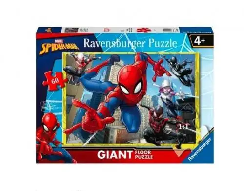 Puzzle 60 elementer kæmpe Spiderman