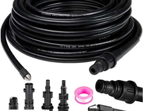 Rørrenseslange med 20m adapter Ruhhy 26133