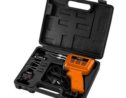 Transformator loddejern 150 W i et etui