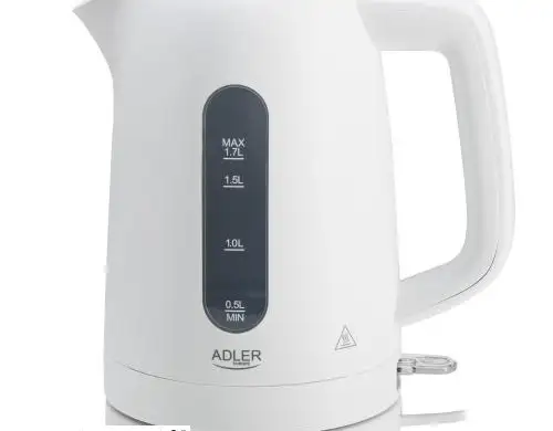 AD 1379w Waterkoker 1.7 l | Strix | Platte kachel | Automatisch uitschakelen | wit