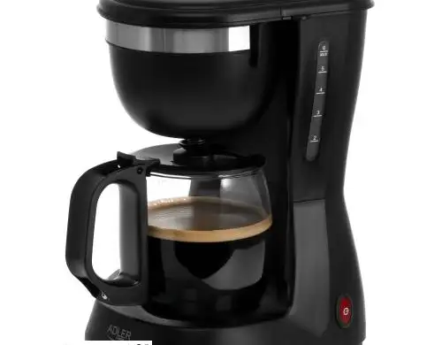 AD 4381 black Ekspres przelewowy 0.6l
