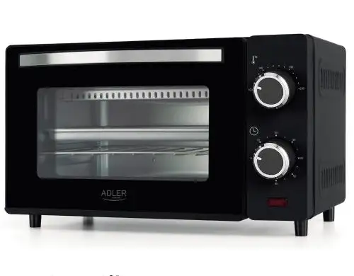 AD 6032 Elektrobackofen 9l | Temperaturregelung | Zeitschaltuhr |