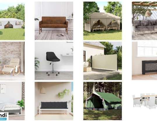 Lot de 419 unités Mobilier et autres   Non testé