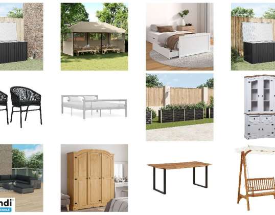 Lots de 456 unités Mobilier et Autres   Non testé