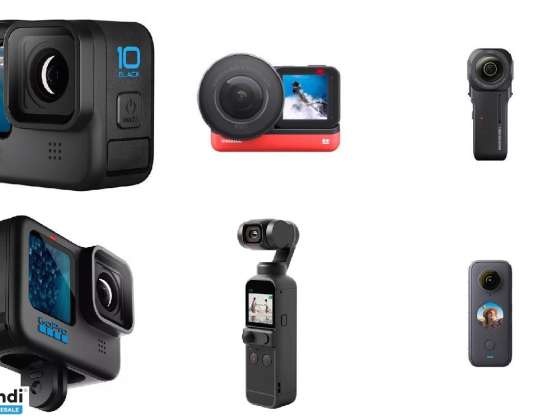 Set of 174 DJI GoPro Action Cameras...    Non-functional