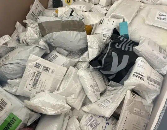 Pallets of unclaimed parcels 300-500pcs parcels unclaimed mystery box