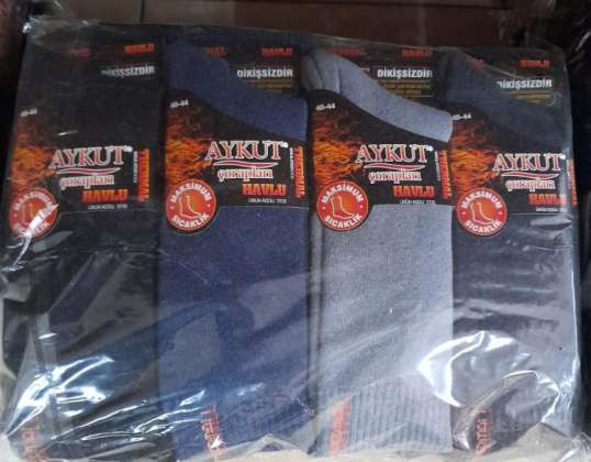 Herren Thermal Socken 12 er Pack für Grosshandel verkauf