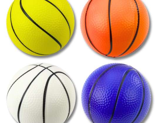 Foam Basketball for Bouncing Kicking Fun 12cm