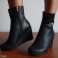 SW-414 polacchi scarpe di cuoio naturale handmade foto 5