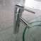 Ensembles de lavabo design luxueux en verre avec accessoires et robinetterie photo 1