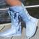 Chaussures bottes EMU EMO Eskimo Cavalerie épées dames la dentelle photo 3