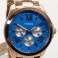 Fossil Uhr Damenuhr Multifunktion AM4556 Cecile rosegold blau... Bild 1