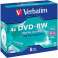 DVD RW 4.7GB Verbatim 4x 5vnt Brangakmenių dėklas 43285 nuotrauka 2
