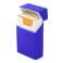 Калъф за цигари силиконово синьо картина 2