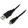 Cable LogiLink USB 2.0 Tipo A a Tipo Micro B 3m negro CU0059 fotografía 2