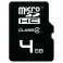 MicroSDHC 4GB EMTEC + adapter CL4 Silver minne blister bild 1