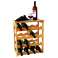MK Bamboo GENEVE Wine Stand for 24 Bottles image 2