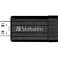 USB FlashDrive 16GB Verbatim PinStripe Schwarz/Black 49063 foto 2