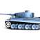 RC Panzer Saksa Tiger I 1:16 2.4GHz - suits, heli ja metallist käik (hall) foto 2