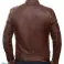 Finest Classic Vintage Retro Men&#39;s Real Leather Jacket Biker Jacket RRP image 1