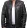 Finest Classic Vintage Retro Men&#39;s Real Leather Jacket Biker Jacket RRP image 6
