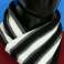 Men's scarf with thick stripes image 1