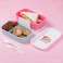 Pusheen Double Lunch Box with Fork and Spoon - 50604 image 1