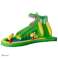 Water slide with reinforced PVC pool image 1