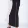 Long black knitted dress ladies clothing-Wholesale image 2