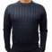 Męski D & H Cable Knitwear Sweter Sweter Bluza z długim rękawem zdjęcie 1